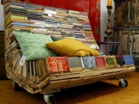 recyclart Book Bench
